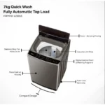 Haier 7kg Top Load Automatic Washing Machine - Image 4